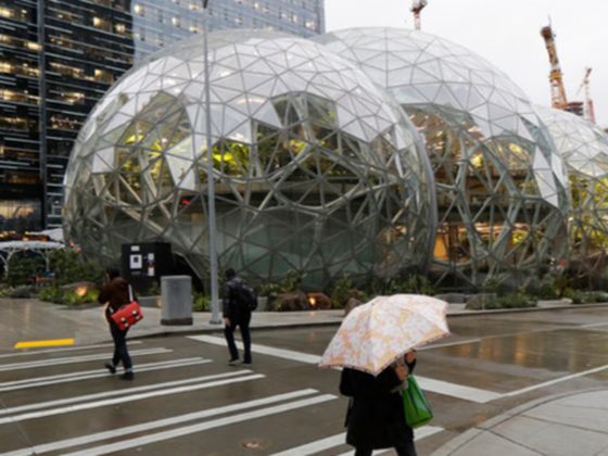 The Amazon Spheres are the visual symbol of Amazon’s downtown Seattle campus.