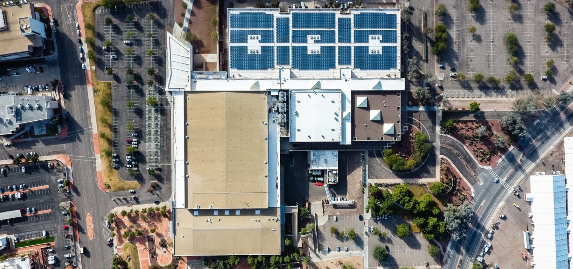 Tucson Convention Center aerial shot