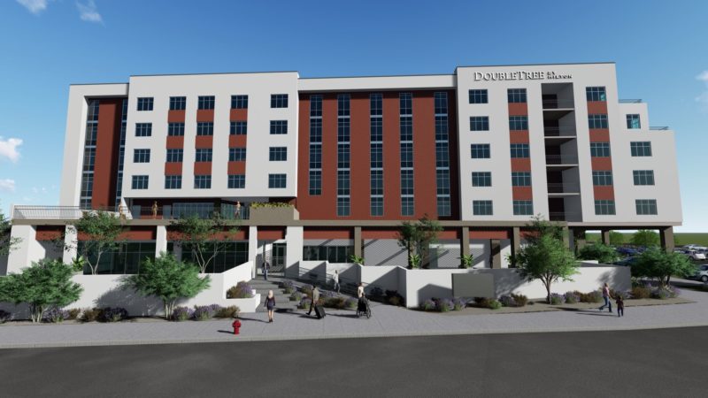 A rendering of Caliber's Tucson Convention Center Hotel
