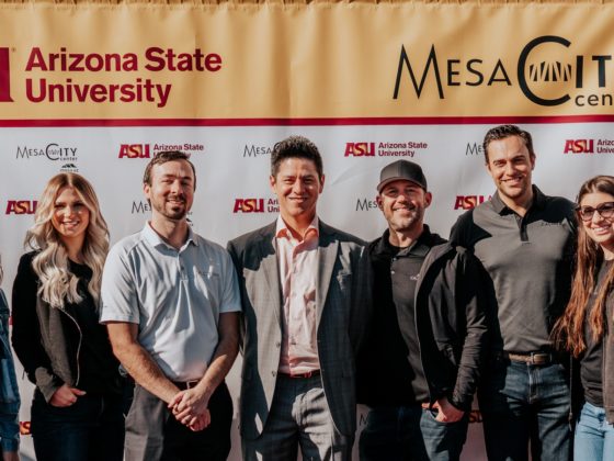 The Caliber team at the groundbreaking ceremony for the new ASU Mesa campus