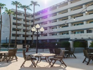 The Sheraton Hotel in South Phoenix - Its a sunny day in the outdoor patio