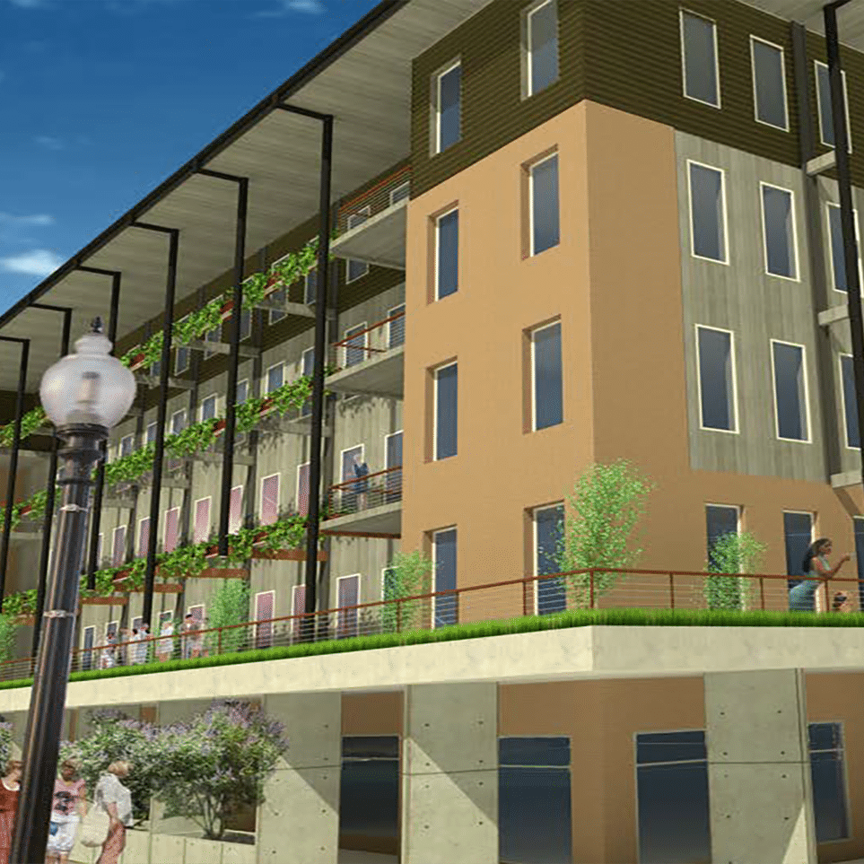 Rendered Image of Jordan Lofts located in Bryan-College Station - an Opportunity zone asset owned by Caliber